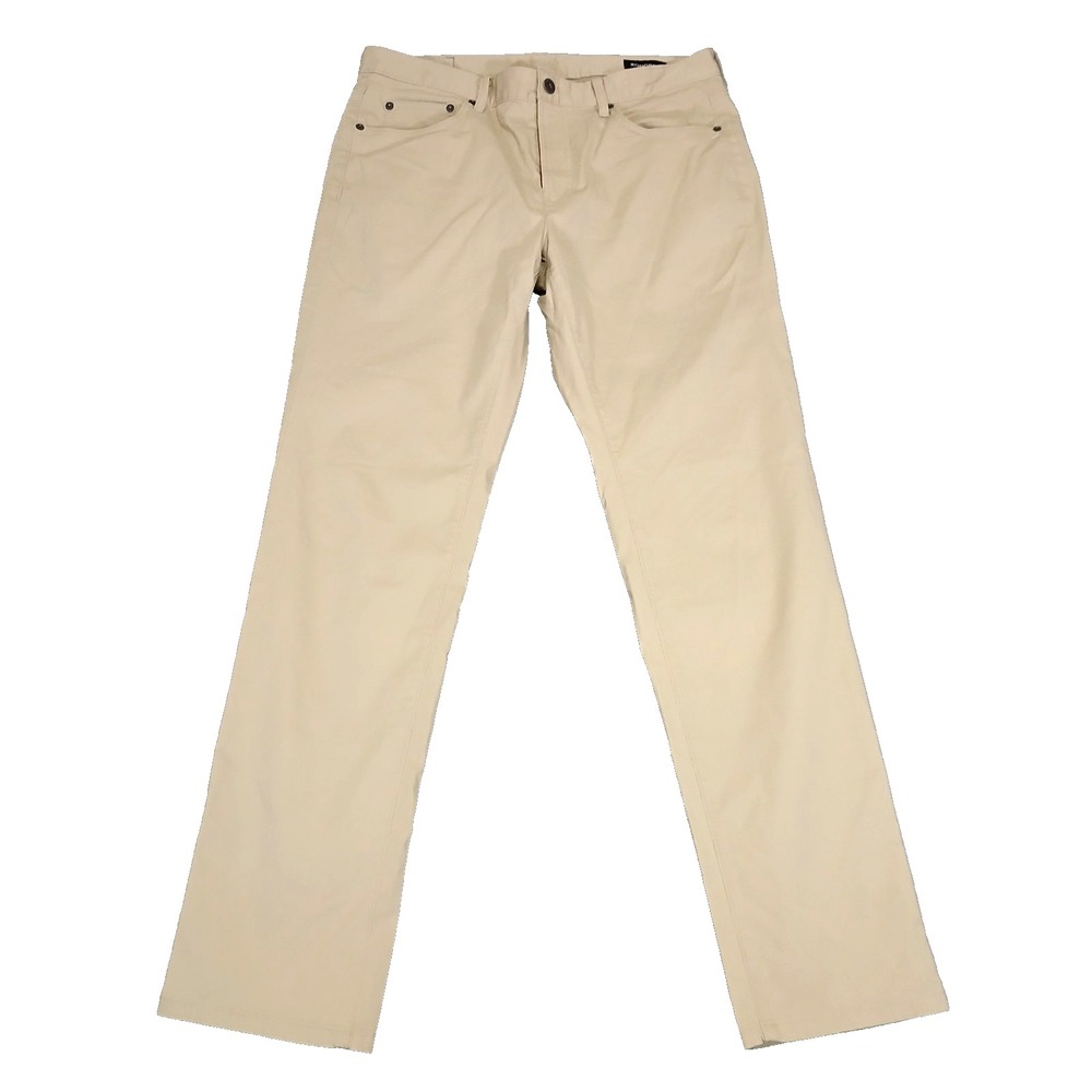 Bonobos Slim Pants Men's 32x32 Beige Khaki Slacks Casual Stretch